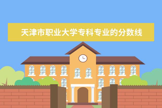 天津市职业大学专科专业的分数线 天津职业大学09年在陕西的分数线和专业