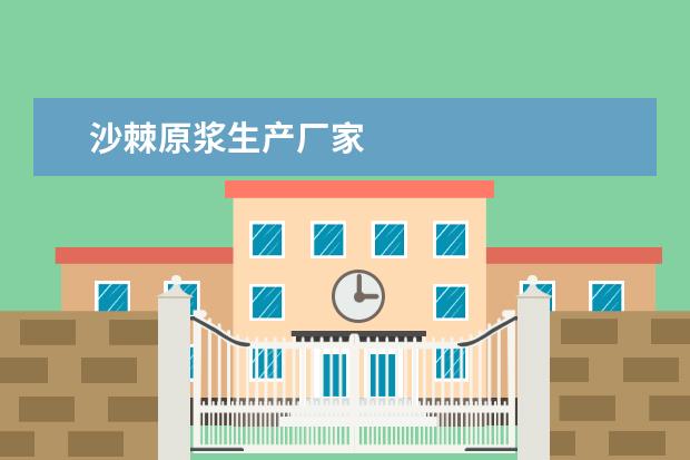 沙棘原浆生产厂家