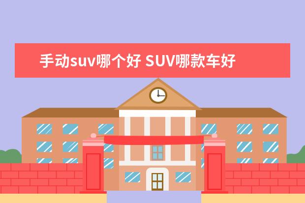 手动suv哪个好 SUV哪款车好?
