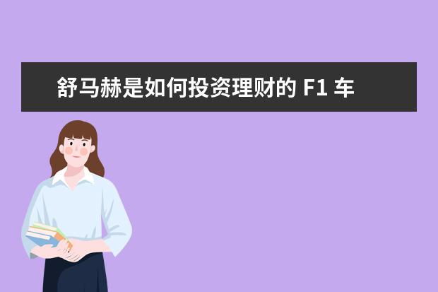 舒马赫是如何投资理财的 F1 车队是如何盈利的?