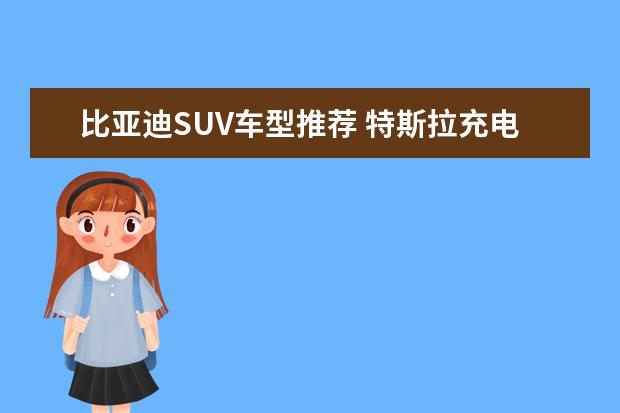 比亚迪SUV车型推荐 特斯拉充电桩可以充比亚迪吗