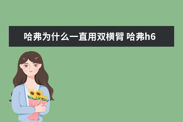 哈弗为什么一直用双横臂 哈弗h6新款仅售9万一台
