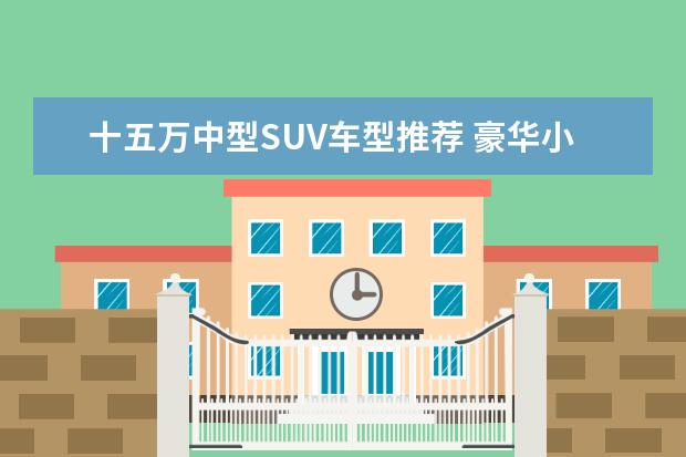十五万中型SUV车型推荐 豪华小型suv车型推荐，奥迪有史以来在国内市场最低价suv