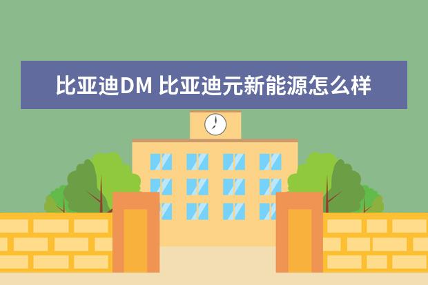 比亚迪DM 比亚迪元新能源怎么样值得买吗