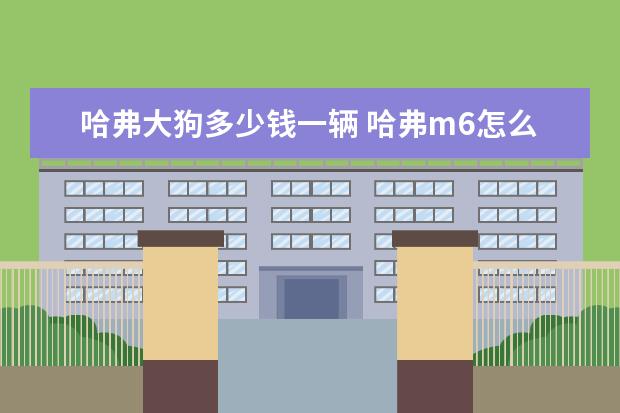 哈弗大狗多少钱一辆 哈弗m6怎么样值得买吗