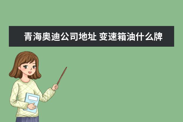 青海奥迪公司地址 变速箱油什么牌子好 五大变速箱油品牌介绍