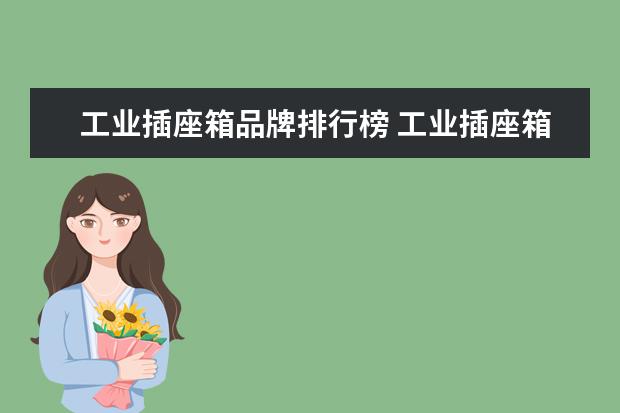 工业插座箱品牌排行榜 工业插座箱品牌插座接线注意事项