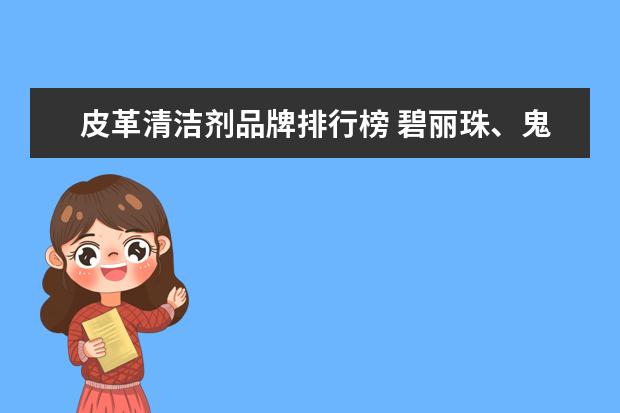 皮革清洁剂品牌排行榜 碧丽珠、鬼牌、3m皮革清洁剂哪个好