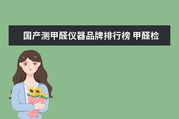 国产测甲醛仪器品牌排行榜 甲醛检测仪哪个牌子好