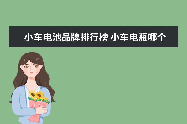 小车电池品牌排行榜 小车电瓶哪个牌子好