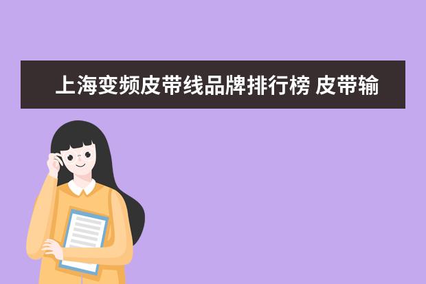 上海变频皮带线品牌排行榜 皮带输送机选用什么变频器好