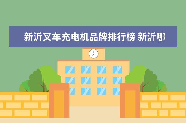 新沂叉车充电机品牌排行榜 新沂哪里可以审叉车驾驶证