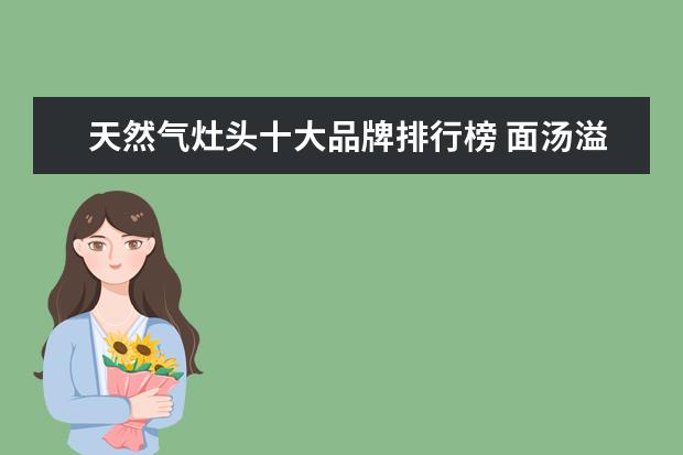 天然气灶头十大品牌排行榜 面汤溢到天然气灶头里怎么清洗掉?