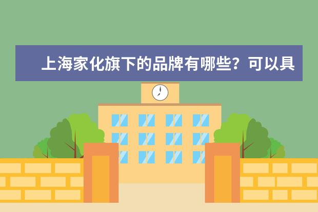 上海家化旗下的品牌有哪些?可以具体推荐几款吗?