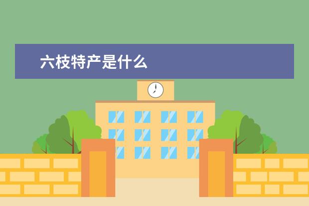 六枝特产是什么