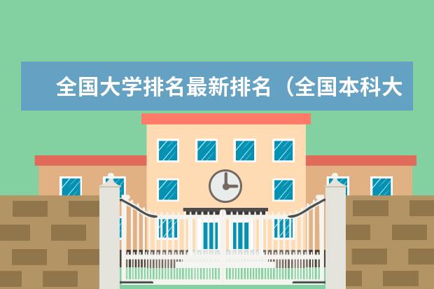全国大学排名最新排名（全国本科大学排名表）