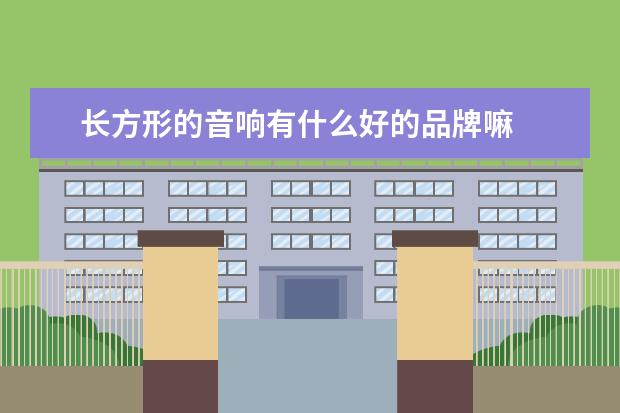 长方形的音响有什么好的品牌嘛