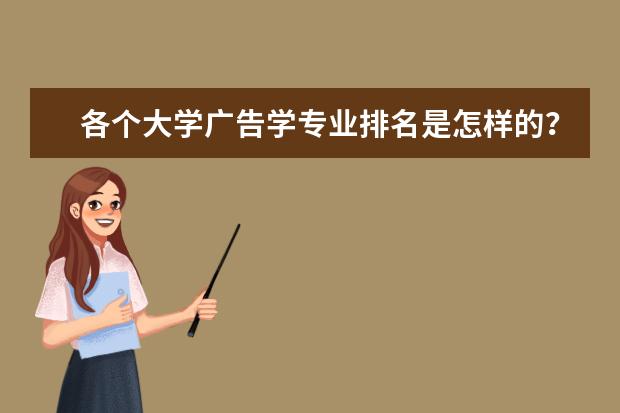 各个大学广告学专业排名是怎样的? 传媒专业大学排名及分数线