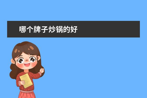 哪个牌子炒锅的好