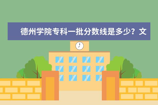 德州学院专科一批分数线是多少?文科454分能上吗?