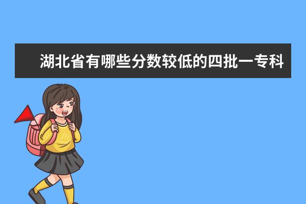 湖北省有哪些分数较低的四批一专科学校