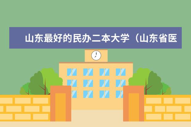 山东最好的民办二本大学（山东省医药类大学排名）