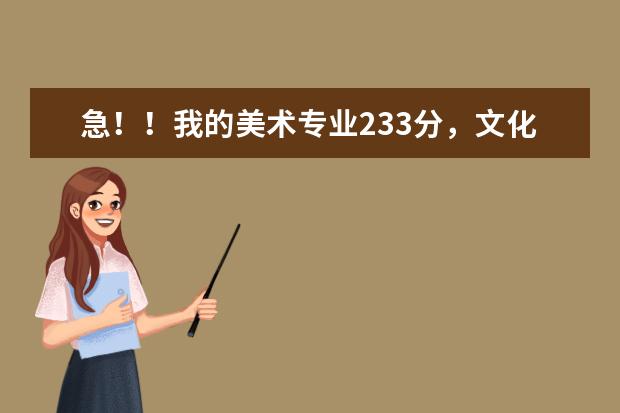 急!!我的美术专业233分,文化324分,能上什么比较好的专科?苏州工艺美术职业技术学院能上么?