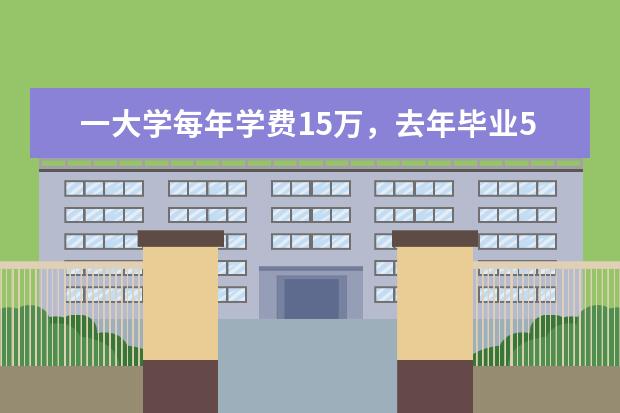 一大学每年学费15万，去年毕业5人！这是一所什么大学？