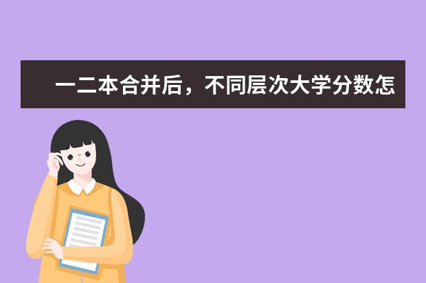 一二本合并后,不同层次大学分数怎么变?
