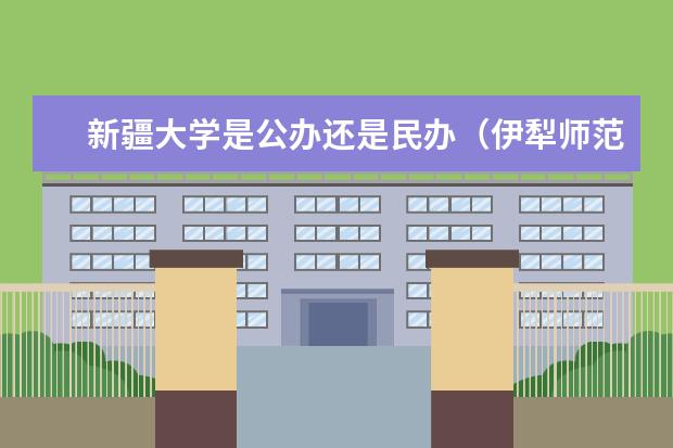 新疆大学是公办还是民办（伊犁师范学院是公办还是民办）