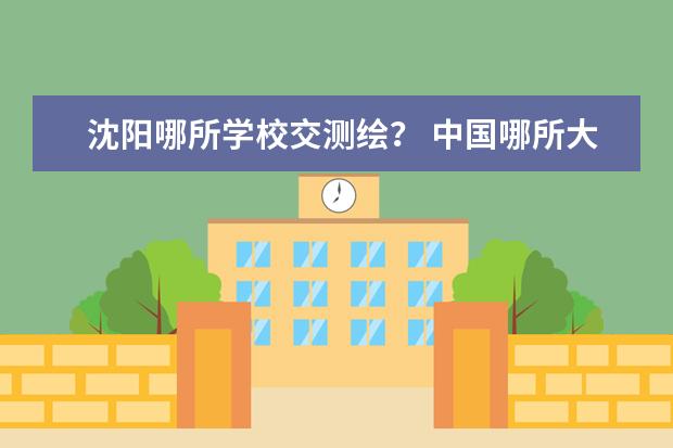 沈阳哪所学校交测绘? 中国哪所大学建筑系比较好