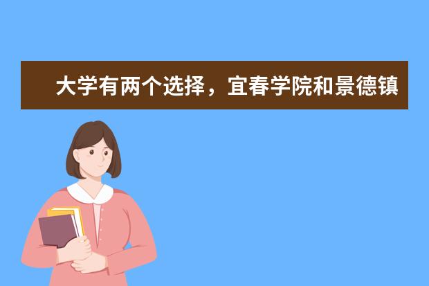 大学有两个选择,宜春学院和景德镇陶瓷学院,请问综合考虑选哪个好。分析全面点,谢谢了