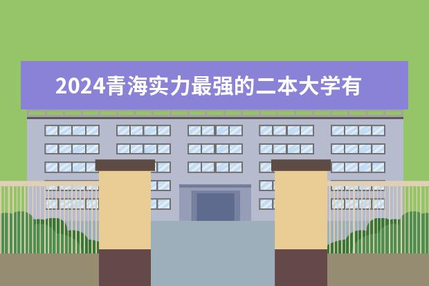 2024青海实力最强的二本大学有哪些