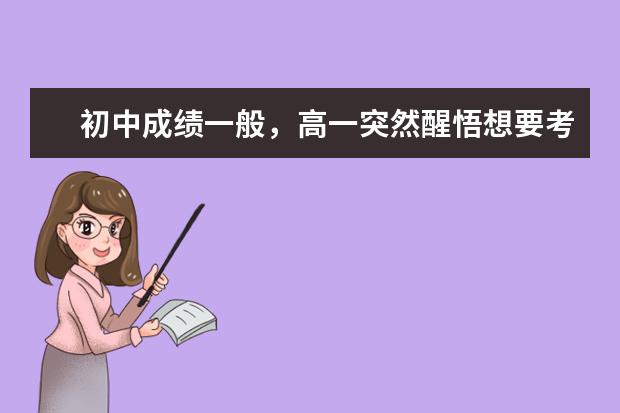 初中成绩一般,高一突然醒悟想要考重本,可能性大吗?