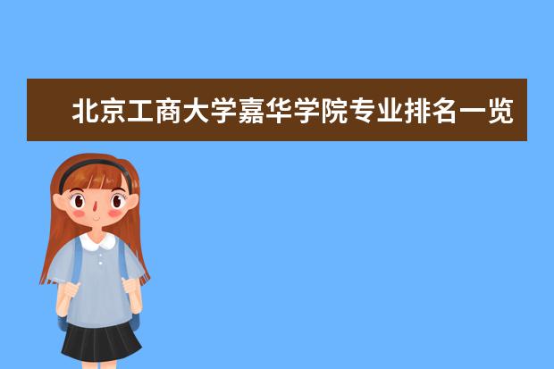 北京工商大学嘉华学院专业排名一览表(南京邮电大学通达学院专业排名一览表)