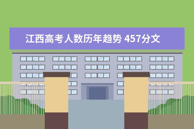 江西高考人数历年趋势 457分文科可以报二本的缺额院校么?