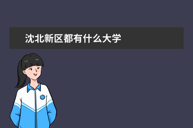 沈北新区都有什么大学
