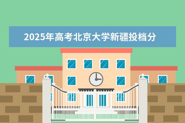 2025年高考北京大学新疆投档分数线总汇（2026参考）
