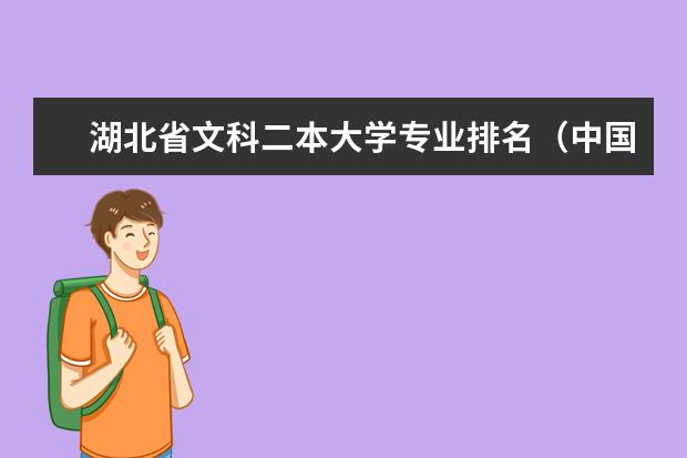 湖北省文科二本大学专业排名(中国一本二本大学排名~~~艺术类理科类文科类~~)